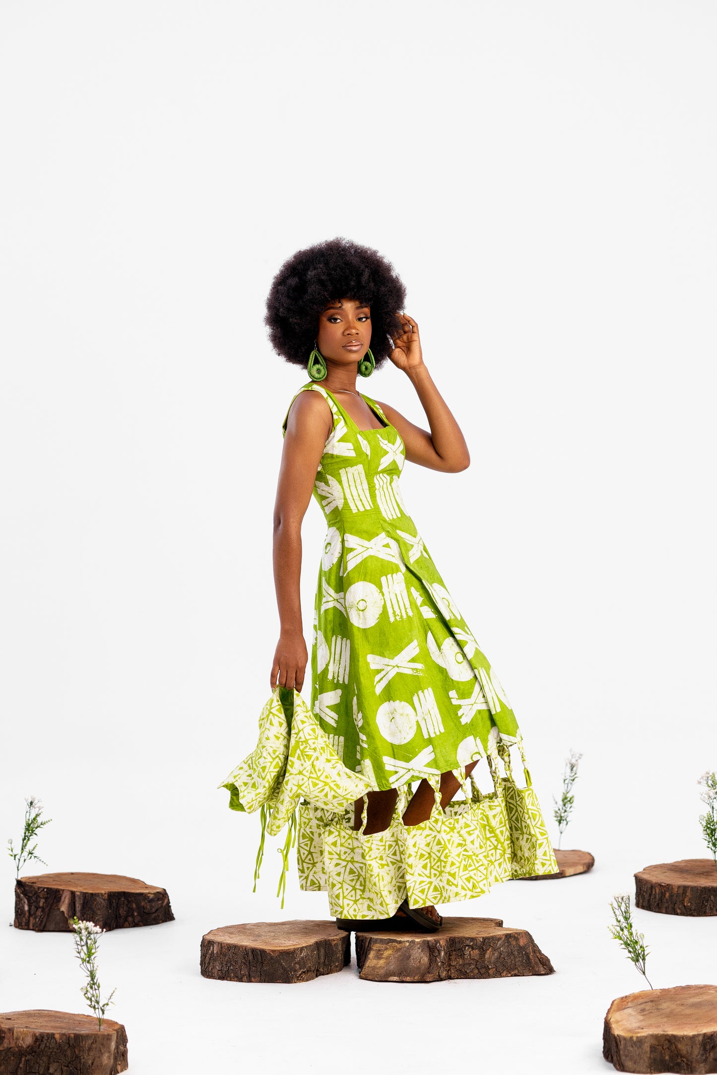 Donna Adire Dress Set