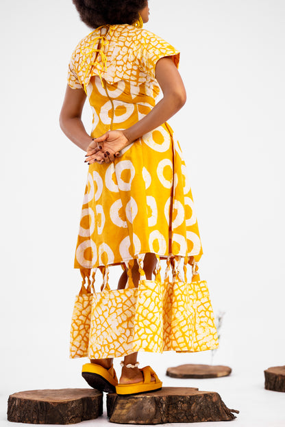 Donna Adire Dress Set
