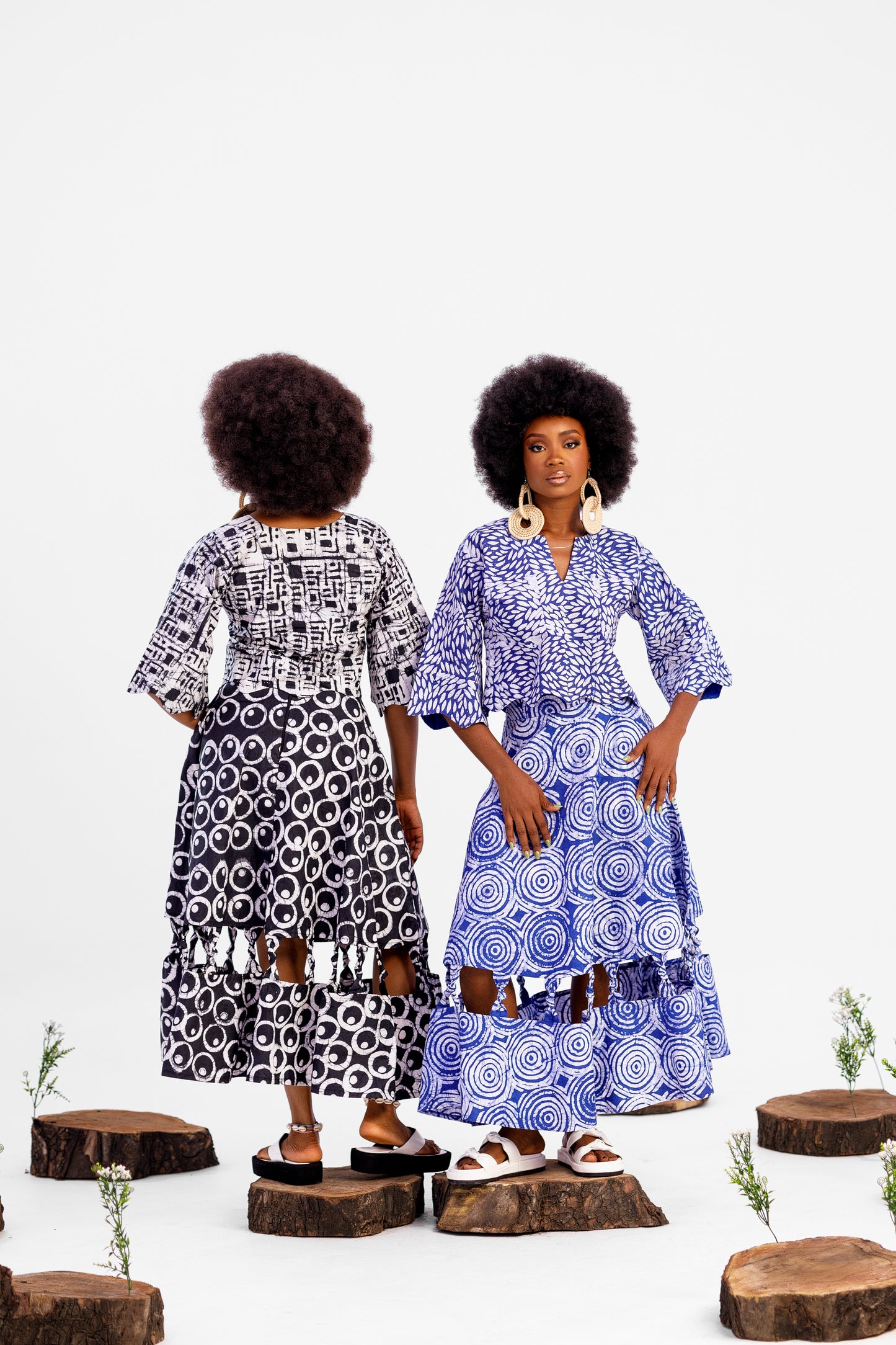 Donna Adire Skirt Set